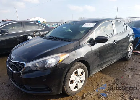 2016 Kia Forte Lx z USA, uszkodzony, nr VIN KNAFK4A60G5520238